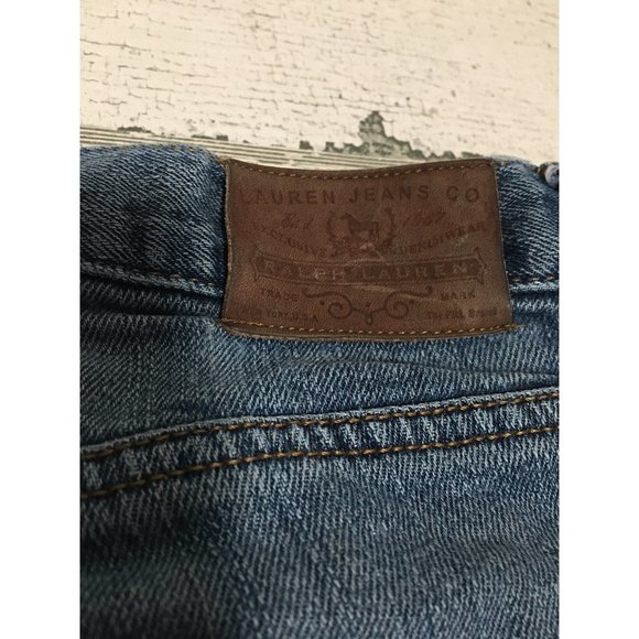 Lauren Jeans Ralph Lauren woman’s straight leg light wash jeans size 8 - Picture 7 of 7